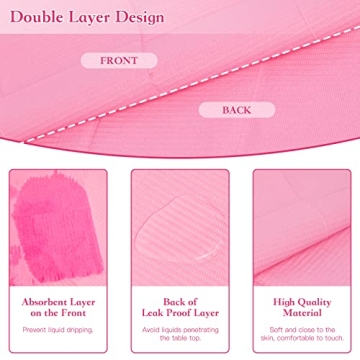 Ranrose Waterproof Nail Tips Art Table Towels Mat 125PCS