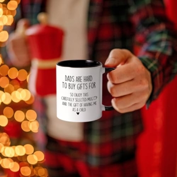 Cabtnca Dad Mug, Gifts for Dad, Dad Gifts, Dad Christmas Gifts, Gifts for Dad from Daughter Son, Dad Coffee Mug, Birthday Gifts for Dad, Dad Mugs from Daughter, 11 Oz