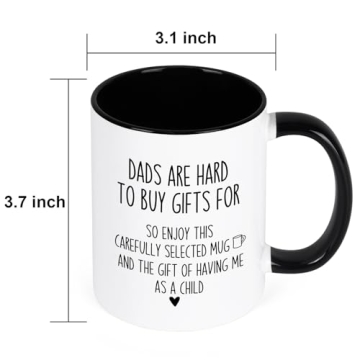 Cabtnca Dad Mug, Gifts for Dad, Dad Gifts, Dad Christmas Gifts, Gifts for Dad from Daughter Son, Dad Coffee Mug, Birthday Gifts for Dad, Dad Mugs from Daughter, 11 Oz