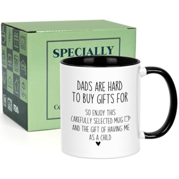 Cabtnca Dad Mug, Gifts for Dad, Dad Gifts, Dad Christmas Gifts, Gifts for Dad from Daughter Son, Dad Coffee Mug, Birthday Gifts for Dad, Dad Mugs from Daughter, 11 Oz