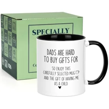 Cabtnca Dad Mug, Gifts for Dad, Dad Gifts, Dad Christmas Gifts, Gifts for Dad from Daughter Son, Dad Coffee Mug, Birthday Gifts for Dad, Dad Mugs from Daughter, 11 Oz