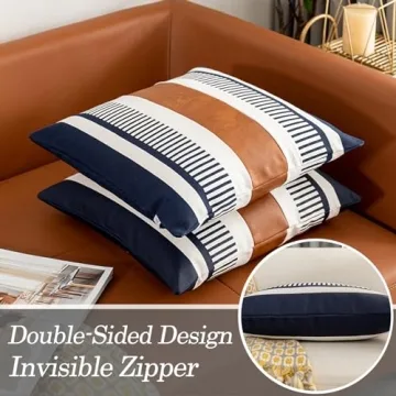 Vfuty Decorative Pillow Covers Set of 2 for Elegance