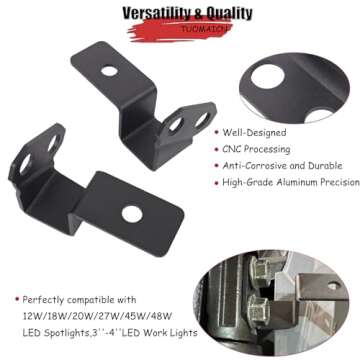 TUOMAICN UTV A-Pillar Bracket for 2020-2024 RZR PRO R