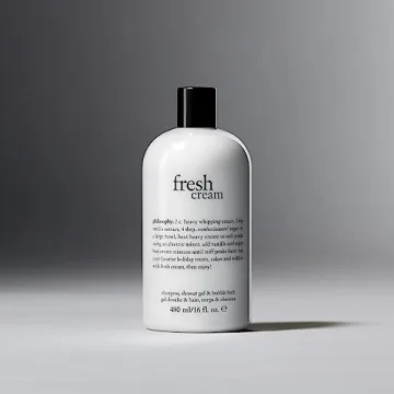 philosophy fresh cream body wash for soft silky skin