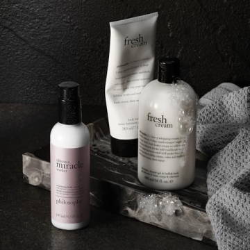 philosophy fresh cream body wash for soft silky skin