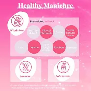 Beetles Pink Reflective Gel Nail Polish for DIY Manicures