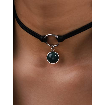 Sacina Gothic Boho Crystal Choker Necklace for Women