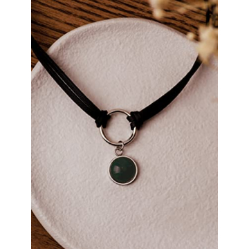 Sacina Gothic Boho Crystal Choker Necklace for Women