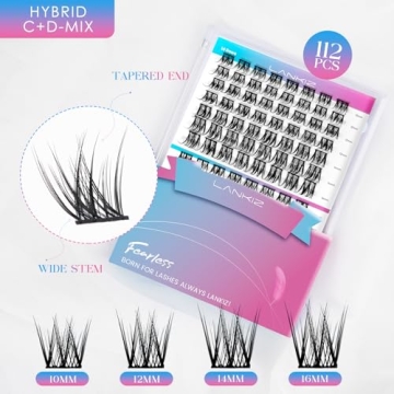 LANKIZ Natural Lash Cluster Extensions for Effortless Beauty