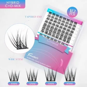 LANKIZ Natural Lash Cluster Extensions for Effortless Beauty