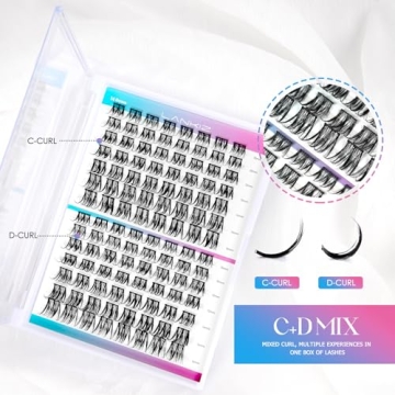 LANKIZ Natural Lash Cluster Extensions for Effortless Beauty