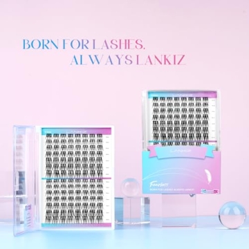 LANKIZ Natural Lash Cluster Extensions for Effortless Beauty