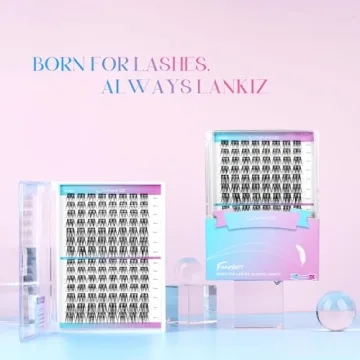 LANKIZ Natural Lash Cluster Extensions for Effortless Beauty