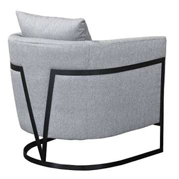Stylish Gray Accent Chair for Modern Living Spaces