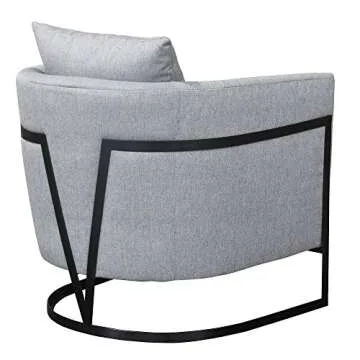 Stylish Gray Accent Chair for Modern Living Spaces