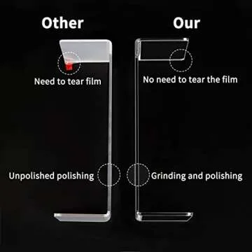 HIIMIEI Durable Acrylic Display Risers for Collectibles