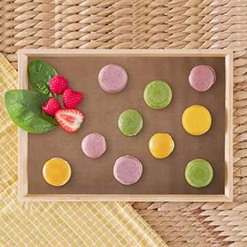 Adecco LLC Sheet for Heat Press, 3 Pack Nonstick Oven Liners, Heat Resistant Craft Mat Transfer Sheet (16 x 12 Inch)