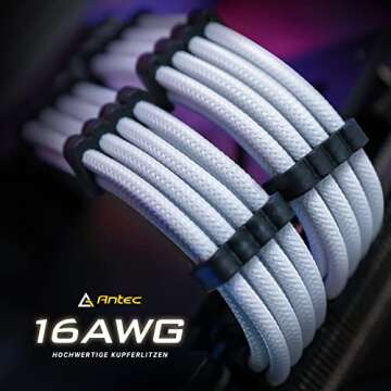 Stunning Antec Sleeved Cable Kit for All PC Builders