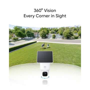 eufy Security SoloCam E30 Outdoor 360° Solar Security Camera, 2 Pack