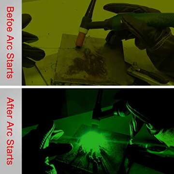 Antra Auto Darkening Welding Helmet with Extra Lens Covers