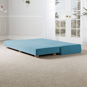 Versatile Jaxx Alon Daybed Sleeper in Turquoise Chenille