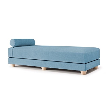 Versatile Jaxx Alon Daybed Sleeper in Turquoise Chenille
