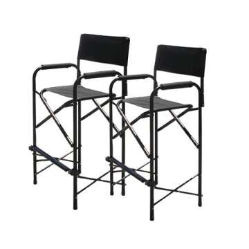 Impact Canopy Tall Folding Director's Chairs Set of 2