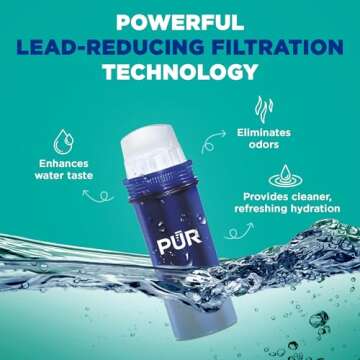 PUR PLUS 30-Cup Water Filter Dispenser for Healthy Hydration