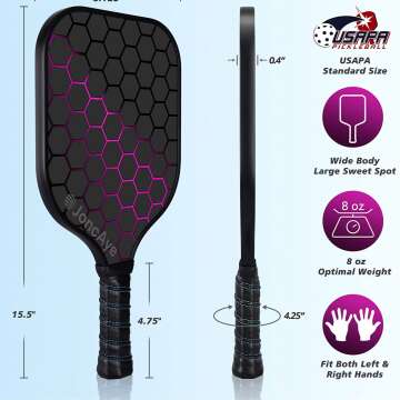 JoncAye Pickleball Paddles Set for All Players