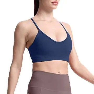 Aoxjox Women's Y Sports Bra for Yoga & Active Wear