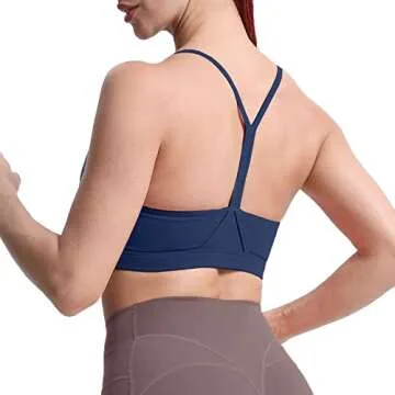 Aoxjox Women's Y Sports Bra for Yoga & Active Wear
