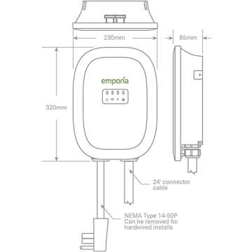 Emporia Level 2 EV Charger for Efficient Charging