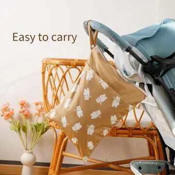 Opgroeie Wet Dry Bags with Two Zippered Pockets and Handle, Reusable Storage Bag for Breast Pump Parts & Baby Items, Waterproof Diaper Bags, Yoga Gym Bag for Swimsuits or Wet Clothes-2pcs, 11.8*15.75"