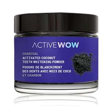 Active Wow Teeth Whitening Charcoal Powder Natural