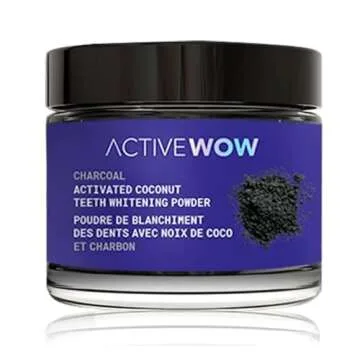 Active Wow Teeth Whitening Charcoal Powder Natural