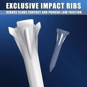 CHAMPKEY Premium 3 Prong Golf Tees for All Golfers