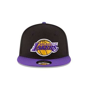 NBA Los Angeles Lakers Men's 9Fifty 2Tone Snapback Cap, One Size, Black