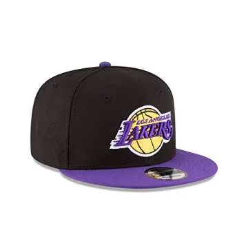 NBA Los Angeles Lakers Men's 9Fifty 2Tone Snapback Cap, One Size, Black