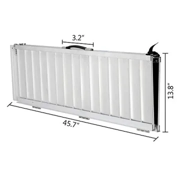 Mefeir Portable 4' Wheelchair Ramp for Home and Vehicles