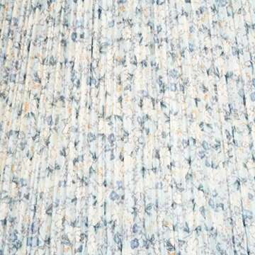 Set of 2 Floral Lamp Shades with Finial and Harp