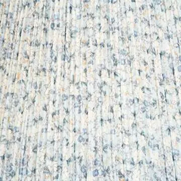 Set of 2 Floral Lamp Shades with Finial and Harp