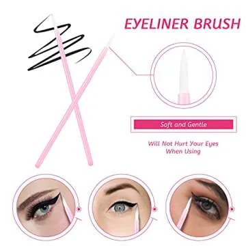 263 Pieces Makeup Applicators - Versatile, Pink Set for All