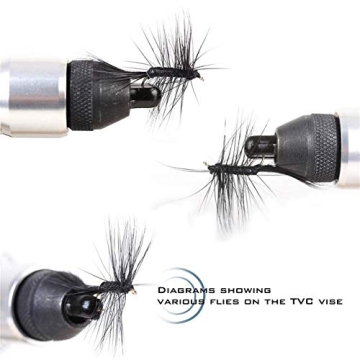 Maxcatch Rotary Fly Tying Vise Durable Adjustable Portable