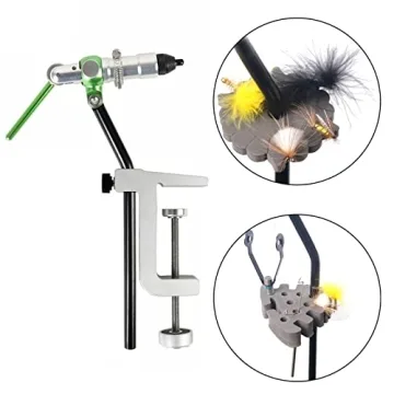 Maxcatch Rotary Fly Tying Vise Durable Adjustable Portable