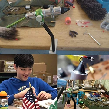 Maxcatch Rotary Fly Tying Vise Durable Adjustable Portable