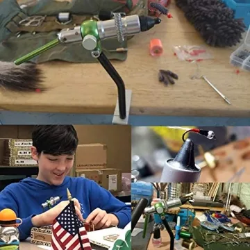 Maxcatch Rotary Fly Tying Vise Durable Adjustable Portable