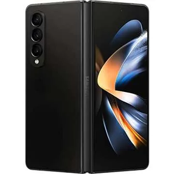 SAMSUNG Galaxy Z Fold 4 Factory Unlocked 256GB Phantom Black SM-F936U1 (Renewed)