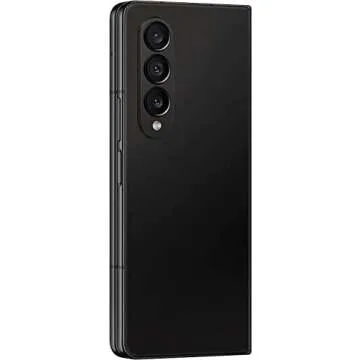 SAMSUNG Galaxy Z Fold 4 Factory Unlocked 256GB Phantom Black SM-F936U1 (Renewed)