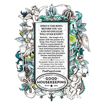 Poo-Pourri Toilet Spray Vanilla Mint 2 Fl Oz Best Odor Solution