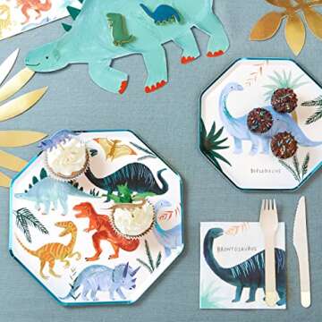 Meri Meri Dinosaur Kingdom Dinner Plates